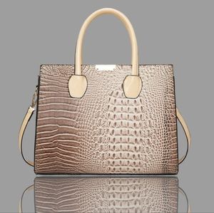 🛑BOGO 1/2 Off 🆕Luxe Khaki/Tan/Creamy Croc-embossed Handbag w/Wallet